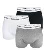 CALVIN KLEIN - 3PACK cotton stretch classic black, white, gray boxerky