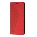 Peňaženkové puzdro Diamond Pattern case červené – Motorola Moto E32 / E32s
