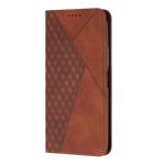 Peňaženkové puzdro Diamond Pattern case hnedé – Motorola Moto E32 / E32s