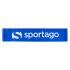 Gumový pás Sportago Stretch Medium 25 cm, modrý