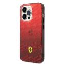 Ferrari Gradient Allover Zadní Kryt pro iPhone 14 Pro Max Red