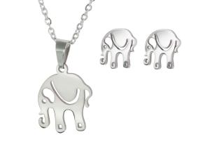 Linda`s Jewelry Sada šperkov Slon Šťastie chirurgická oceľ IS072