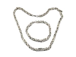 Sam`s Artisans Sada šperkov Double L chirurgická oceľ ISM005