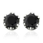 Sam`s Artisans Náušnice Black King chirurgická ocel INM025