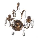 Nástenné svietidlo Teresa ako luster, 2-plameňové