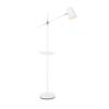 Stojaca lampa Linear nabíjacia stanica USB, biela