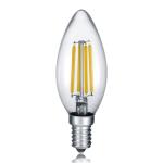 LED sviečka E14 4W filament 2700K Switch stmievač