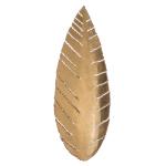 Nástenné svietidlo Pietro v tvare listov, zlatá