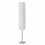 Všestranná stojaca lampa Nerva biela