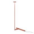 Vibia Flat stojaca LED lampa výška 100 cm terakota