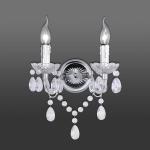 Nástenné svietidlo Perdita priehľadné