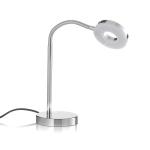Pochrómovaná stolná LED lampa