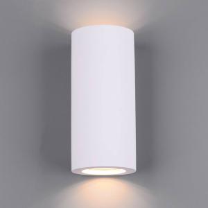 Nástenné svietidlo Zazou zo sadry, dvoj-plameňové