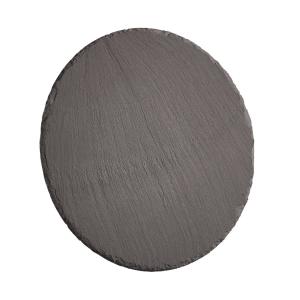 Nástenné LED svietidlo Raven z bridlice, okrúhle