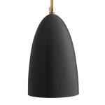 GUBI Gräshoppa závesná lampa, čierna