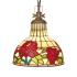Závesná lampa Yria v štýle Tiffany