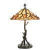 Stolná lampa Jordis v štýle Tiffany