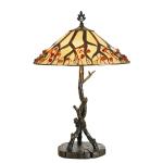 Stolná lampa Jordis v štýle Tiffany