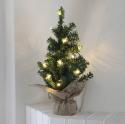 LED jedlička Tree v jutovom vreci