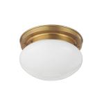 Opálové stropné svietidlo HARRY s mosadzou
