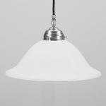 Závesná lampa Anja nikel matný