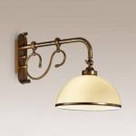 Umelecké nástenné svietidlo La Botte slonovina