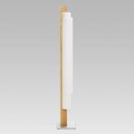 Stele – stojaca LED lampa, jadrový buk