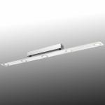 Predĺžené stropné LED svietidlo Pano, biele