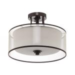 Stropné svietidlo Lacey s dvojitým tienidlom