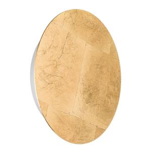 Escale Blade nástenné LED, lístkové zlato, Ø 24 cm