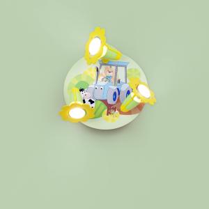 Stropné svietidlo Traktor s motívom farmy