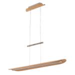 Závesné LED svietidlo Colombia XL prírodný dub
