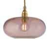 EBB & FLOW Horizon závesná lampa ružová-hnedá Ø 21