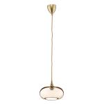 EBB & FLOW Horizon závesná lampa zlatá/dymová Ø 21