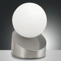 Stolná LED lampa Gravity, nikel