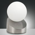 Stolná LED lampa Gravity, nikel