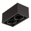 FLOS Compass Box H135 stropné svietidlo 2pl čierne