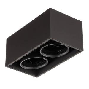 FLOS Compass Box H135 stropné svietidlo 2pl čierne