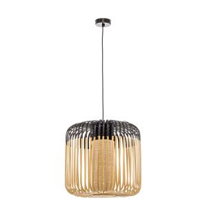 Forestier Bamboo Light M závesná lampa 45cm čierna