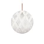 Forestier Chanpen M Diamant závesná lampa biela