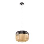Forestier Bamboo Light XS závesná lampa 27cm čiern
