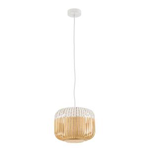 Forestier Bamboo Light XS závesná lampa 27cm biela