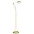 Stojaca LED lampa Curl matná mosadz