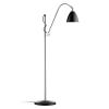 GUBI Bestlite BL3 stojaca lampa Ø16cm chróm/čierna