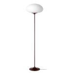 GUBI Stemlite stojaca lampa čierno-červená 150 cm