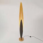 Stojaca lampa Lingua, zlatá