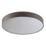 LED stropná lampa Luno s chintzovým tienidlom