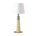 HerzBlut Conico stolná lampa biela dub 44 cm