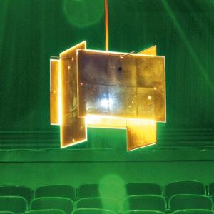 Ingo Maurer 24 Karat Blau závesná lampa, 230 cm