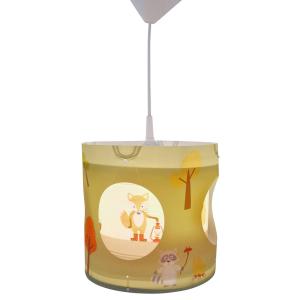 Otočná závesná lampa Lesné zvieratká